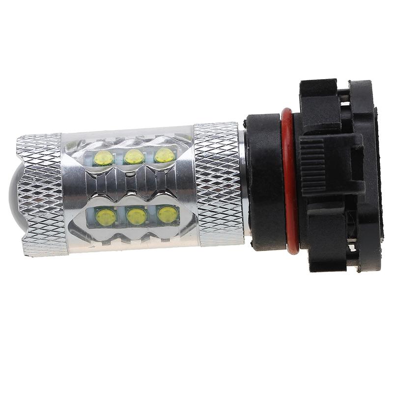 1Pc 80W Super Bright Car Auto Lights White 1156 1157 3156 H16 Headlights Daytime Running Brake Fog Warning Lamp