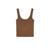 Spring New Women's Clothing Press Ornament Shoulder Strap Minimalist Easiest for Match round Neck Spaghetti-Strap Camisole Top 4424312