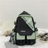School Bag Female Large Capacity Japanese Junior High School High School Student Backpack Color Matching Tooling Backpack