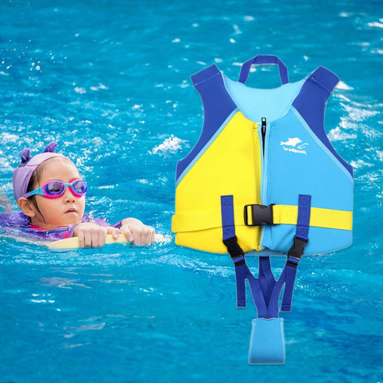 

Kids Swim Vest Learn to Buoyancy Jacket for Pool Swimming Watersports синий