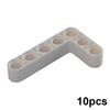 10PCS Technical Liftarm Thick L-Shape 3x5 Arm, MOC Bent Beam Parts 32526 for DIY Block Bricks