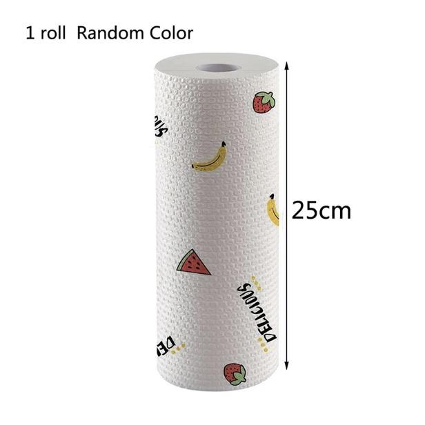 

100/200Pcsl Kitchen Disposable Lazy Rag Scouring Pad Household Washable Dishcloth Eco-friendly Non-woven Oil-free Cleaning Cloth 100 pieces