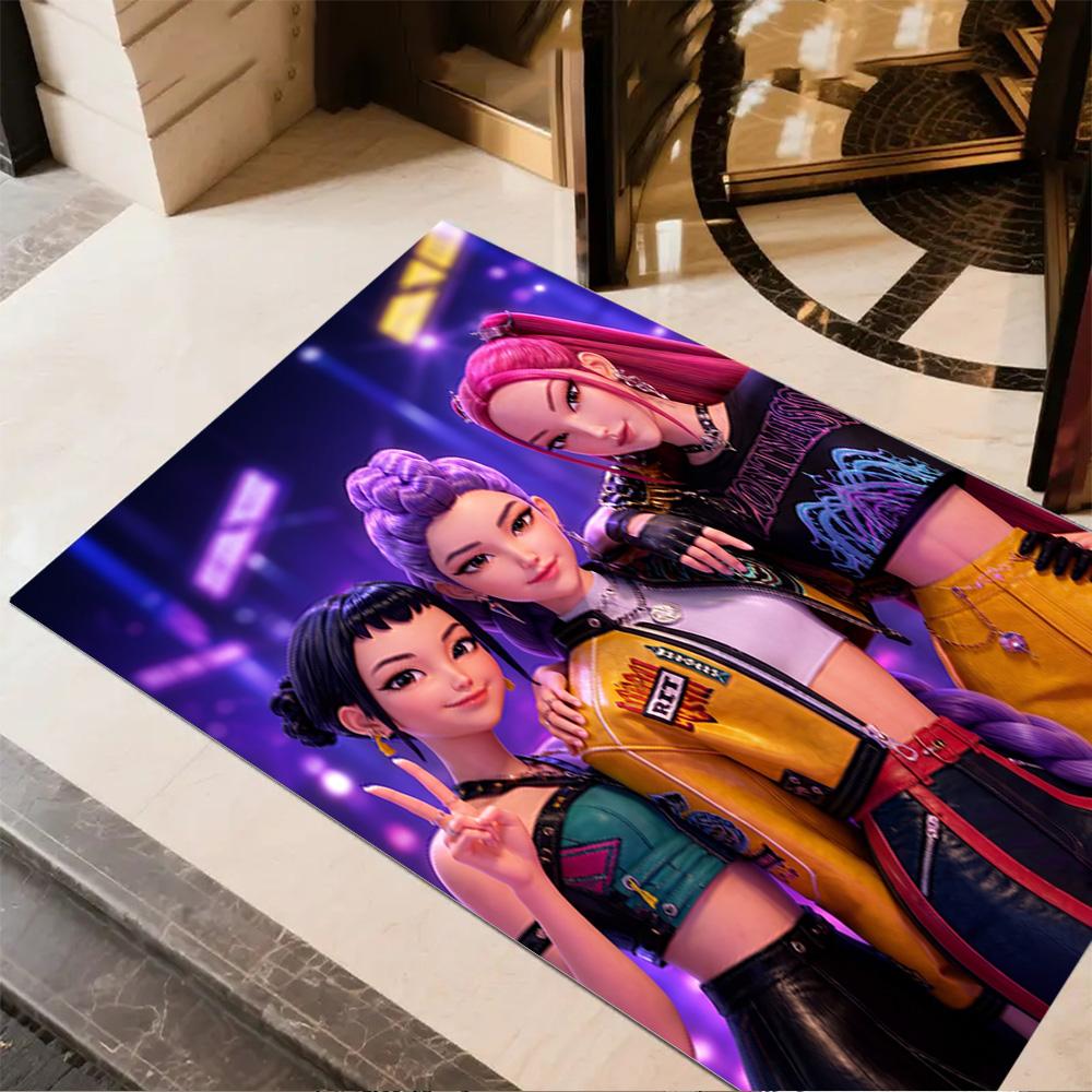 Future Fashion Icons Floor Rug Office Rug Design for Dining Room Playrooms Dormitory Kitchen Anti-slip Rug Decorate Offices