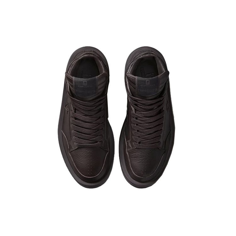 Rick Owens X Converse DRKSHDW TURBOWPN Mid Clay Unisex Sneakers Black A01290C