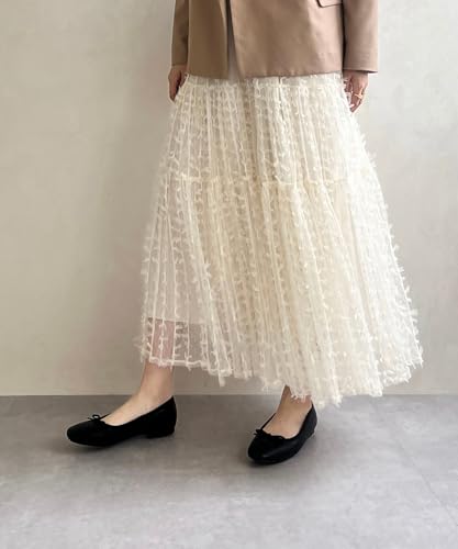 Oriental Traffic R-3208 Women's Ballet Flats, Jump Pumps, Plus and Petite Sizes, Soft Flats, Round Toe, Ribbon, Cushioned, Smooth Black, Size 24.0 cm