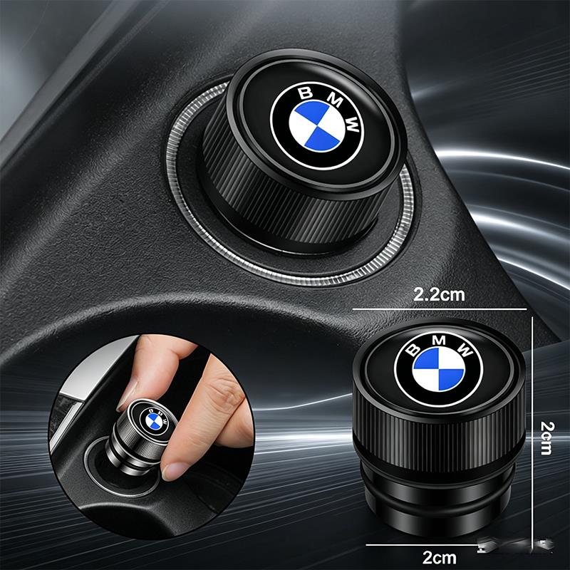 Car Cigarette Lighter Dust Plug Protective Cover For BMW 2 3 5 7 Series 6GT X1 X3 X5 X6 G20 G30 G32 G11 G12 F48 G01 F15 Sticker blcp03
