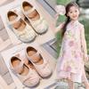 Girls' Hanfu Shoes, New Summer Styles, Children's Princess Flats, Chinese-style Embroidered Shoes, Girls' Leather Shoes, Trendy