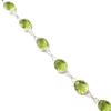 Peridot Gemstone 925 Sterling Silver Jewelry Handmade Bracelet 8.5" Gift For Mom RB-3-9