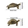 New Small Money Turtle Antique Solid Copper Turtle Small Desktop Ornaments Home Decoration Metal Figurines Souvenir