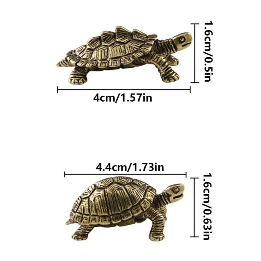 New Small Money Turtle Antique Solid Copper Turtle Small Desktop Ornaments Home Decoration Metal Figurines Souvenir