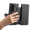 Zipper Wallet Magnetic Cover for Samsung Z Fold 8 7 Fold6 Fold5 Fold4 Fold3 Magsafe 2 in 1 Flip Leather Stand Holder Phone Bag
