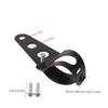 1 Pair Iron Motorcycle Headlight Bracket   Mount Stand Support (Black)