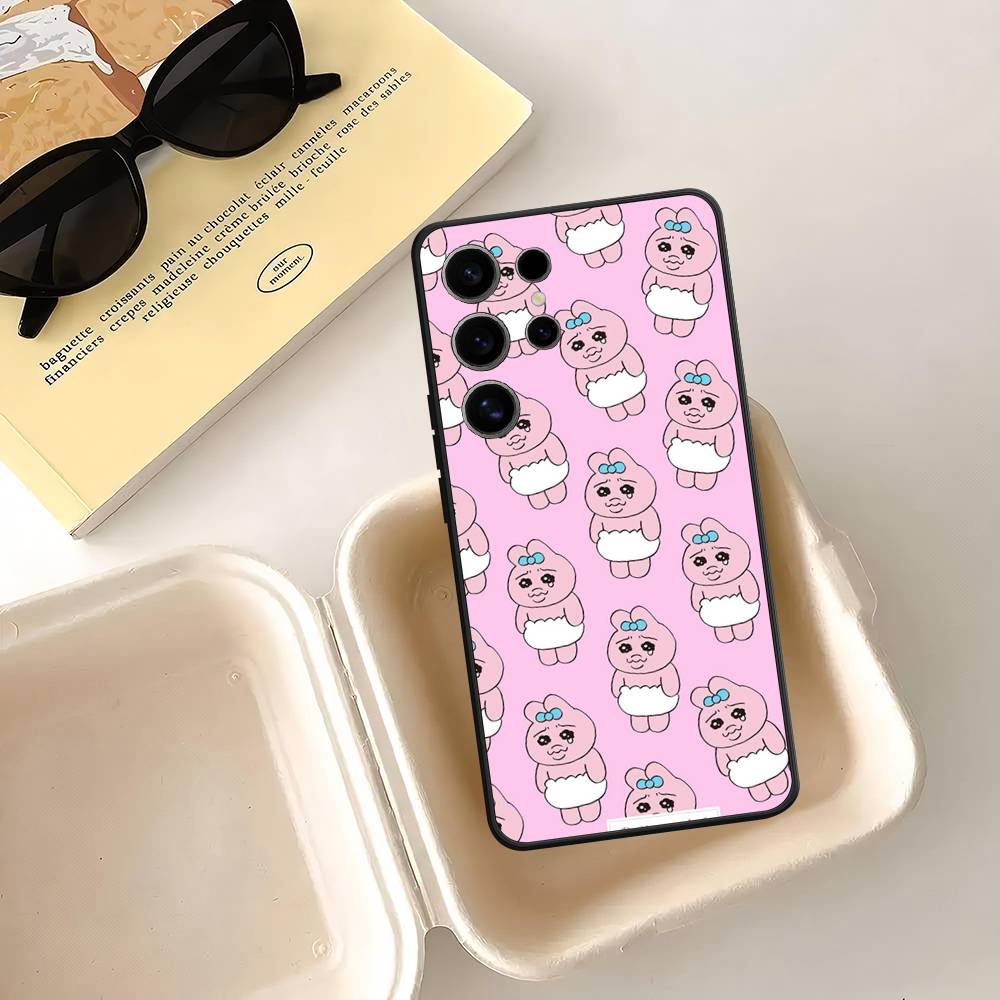 C-Cartoon S-SpongeBobs-es Prank Case For Samsung Galaxy Case S25 S23 S22 S21 S30 S20 S10 Ultra Plus FE TPU Soft Cover