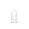 Glass Retro Stripe Aroma Diffuser Bottle, Flameless Fragrance, Multiple Specs, Essential Oil Decanter, Home Living Room Ornament