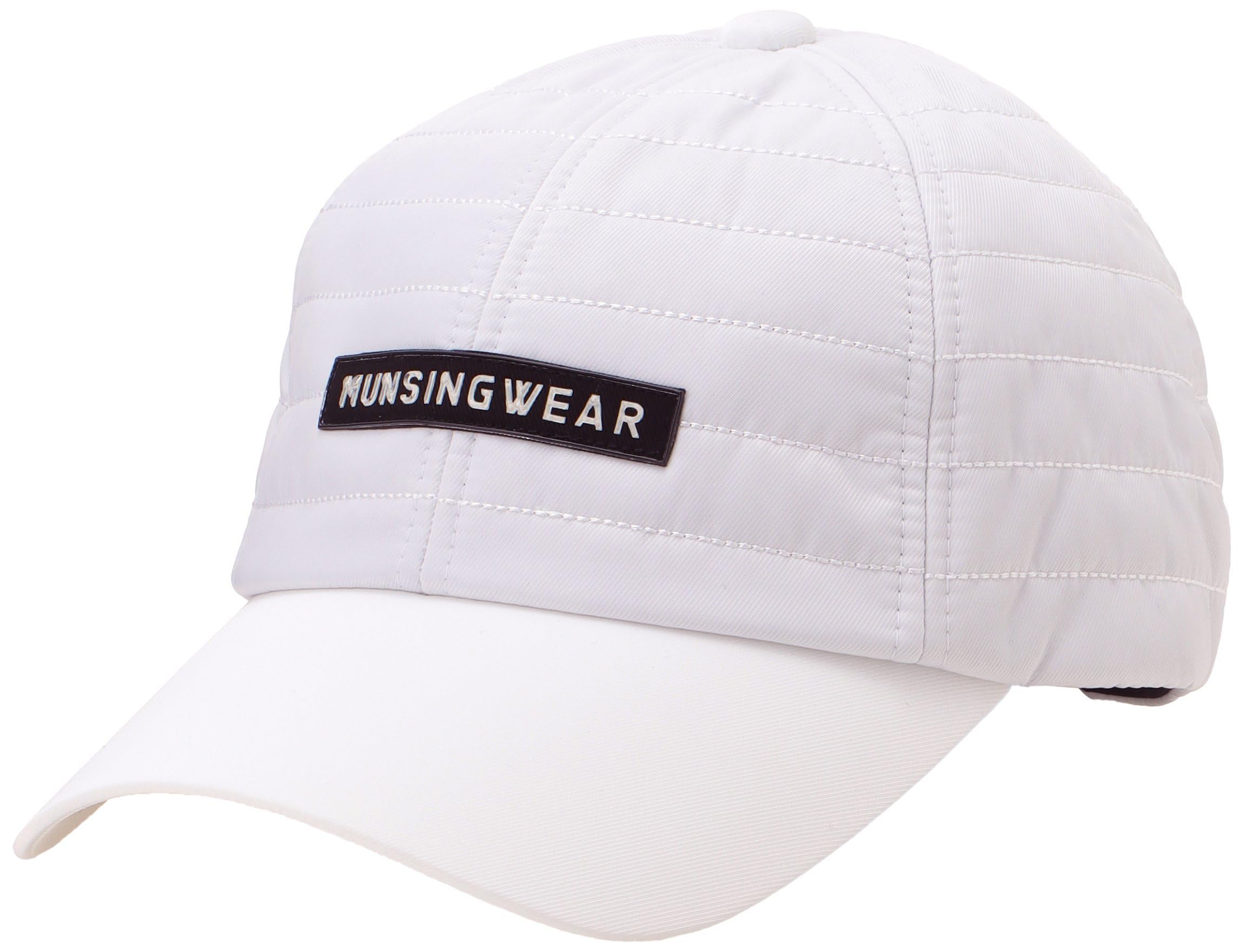 

Quilt Front Antibacterial and Odor Resistant Golf MGBWJC06 WH00 [Munsingwear] Cap, Filling, Logo, Thermal, Men s (White)
