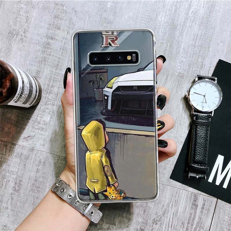 GTR Sportwagen JDM Handyhülle Für Samsung Galaxy S20 FE S10 Plus S21 S22 Ultra S10E S9 S8 S7 Edge J4 + Fundas Cover Coque