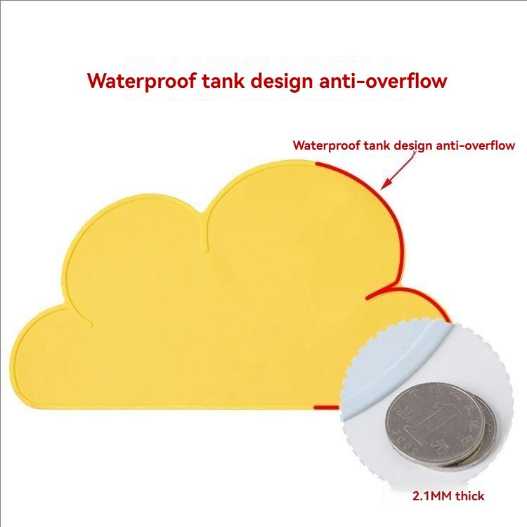 Silicone Pet Feeding Dog Cat Bowl Food Mat Non-Stick Waterproof Pet Food Feeding Pad Puppy Feeder Tray Water Cushion Placemat