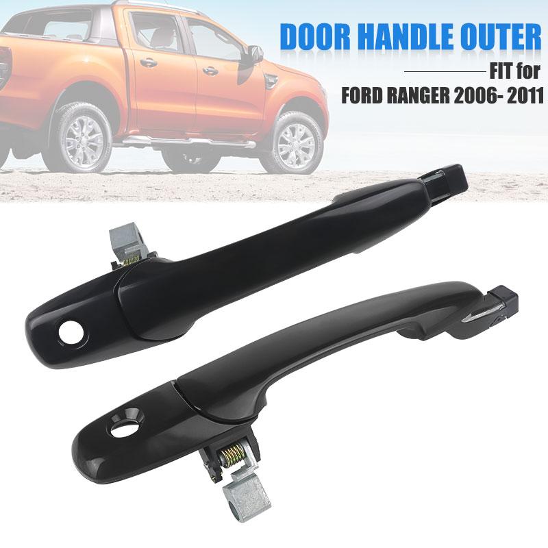 Zewnętrzna klamka drzwi przednich lewych i prawych RHD do Mazda Bt-50 Bt50 Ford Ranger 2006 2007 2008-2011 Klamka drzwi kierowcy / pasażera