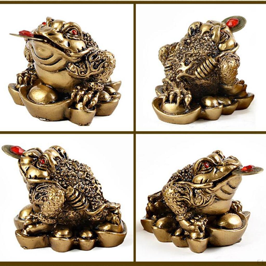Chinese Frog Figurine for Home And Office Wealth Decor