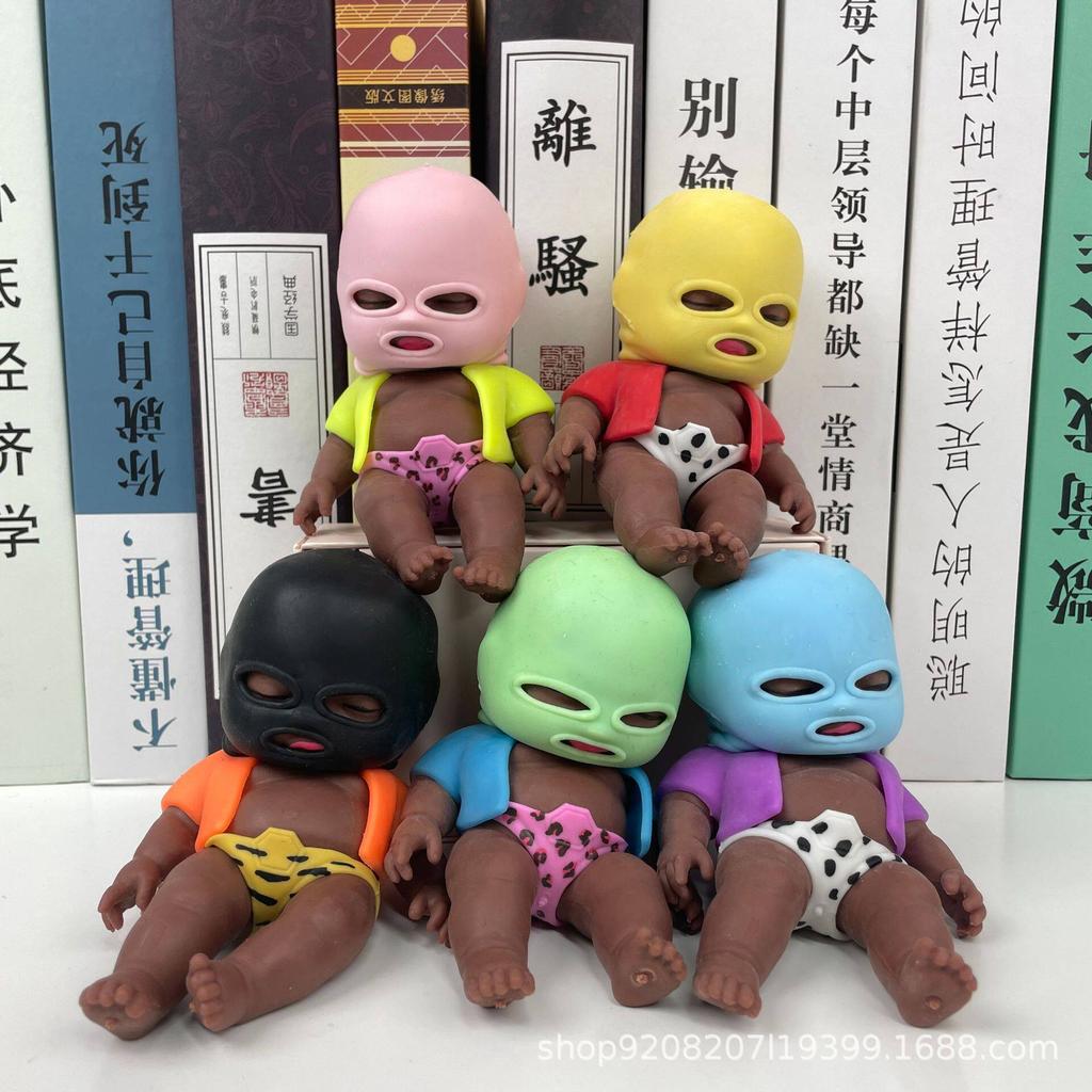 14cm Decompression Sensory Toy Gift , Soft Squishy Stress Relief Doll, Squeeze Toy,