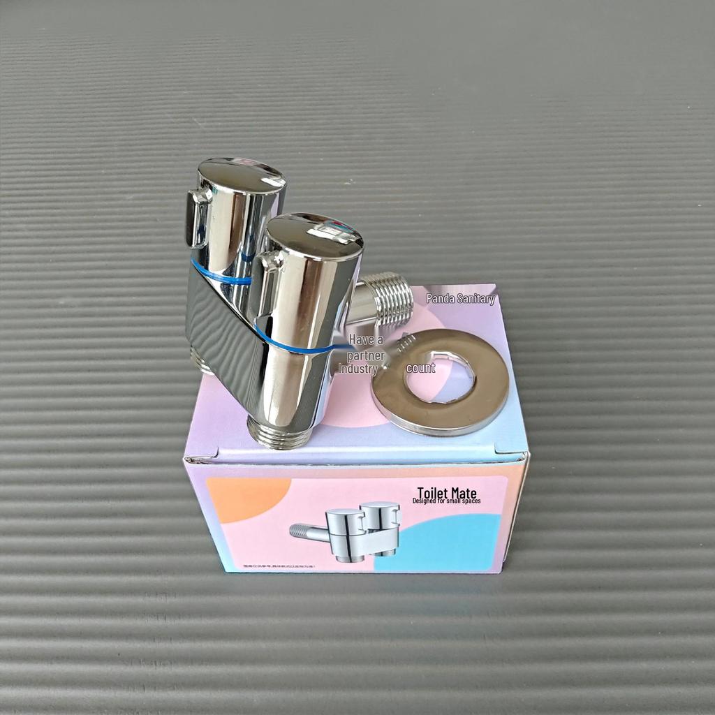 Toilet Bidet Spray Gun with Dual Function High-Pressure Valve