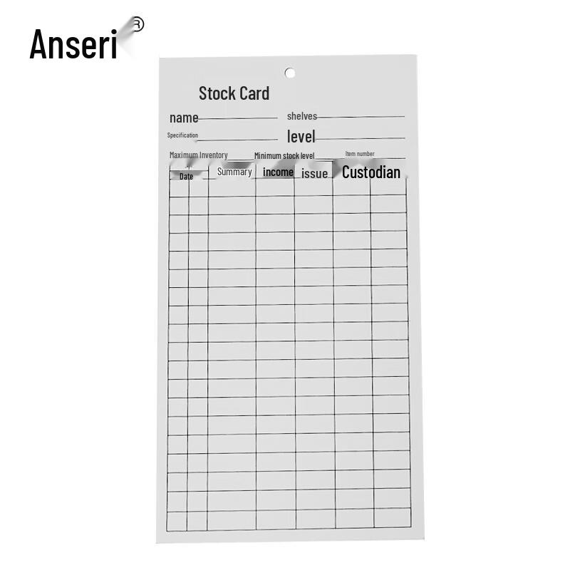 Ancairui Inventory Cards