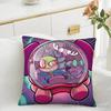 Cartoon Pillow Case Fashion Square Pillowcase Bedroom Sofa Room Ins Decoration Leisure Invader Zim Cushion Cover 40x40