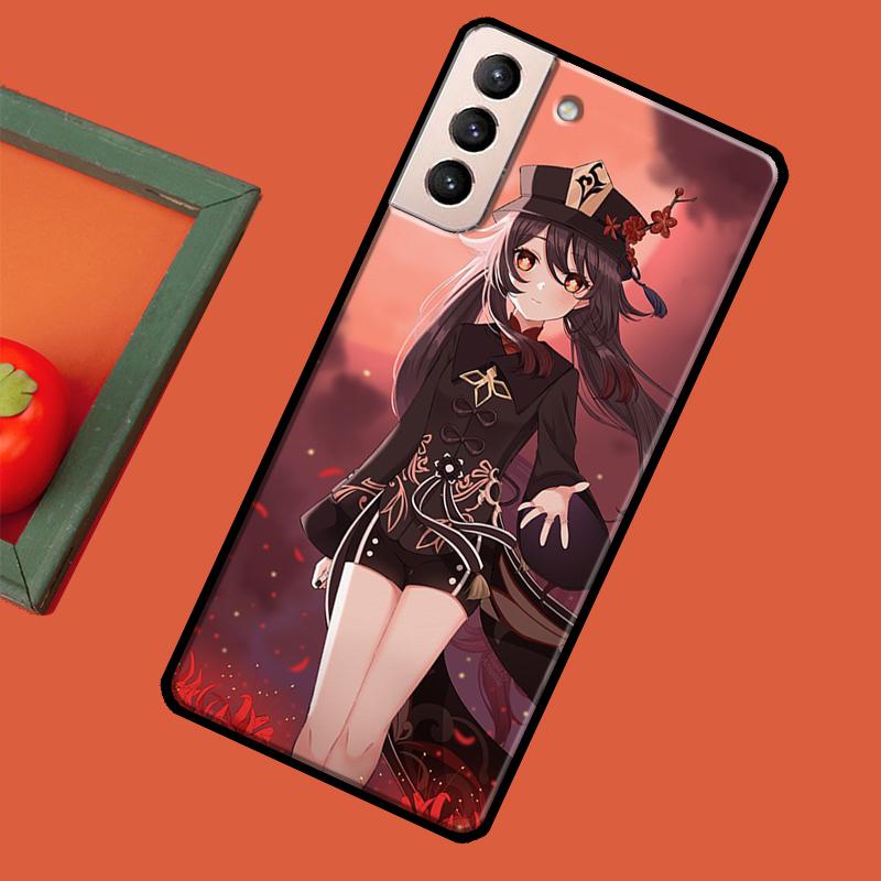 

Genshin Impact Hutao Soft Case For Samsung Galaxy S23 S22 S21 Ultra Note 20 Note 10 S8 S9 S10 Plus S20 FE Cover Galaxy S9