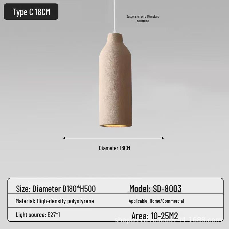 Nordic Modern French Wabi-sabi Double-Height Chandelier for Villa or Restaurant