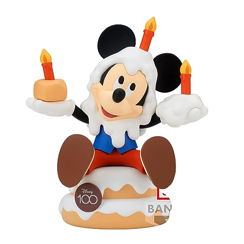 Banpresto Disney Soft Vinyl Mickey Mouse Disney 100th Anniversary Edition Statue BP88609P