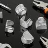 Zinc Alloy Glass Shelf Brackets Adjustable Glass Shelves Clamp Pegs Mirror Mount Support Clips for Cabinets Furniture Brackets