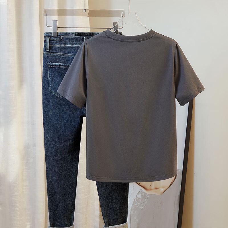 Damen Oversize T-Shirt mit Schmetterlingsdruck und Rundhalsausschnitt