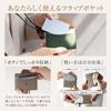 [RafiCaro] Genuine Leather ID Card Holder Pass Case for Women, Double-Sided Pocket, Anti-Skimming, Employee ID Card Case, Neck Strap Included, Simple