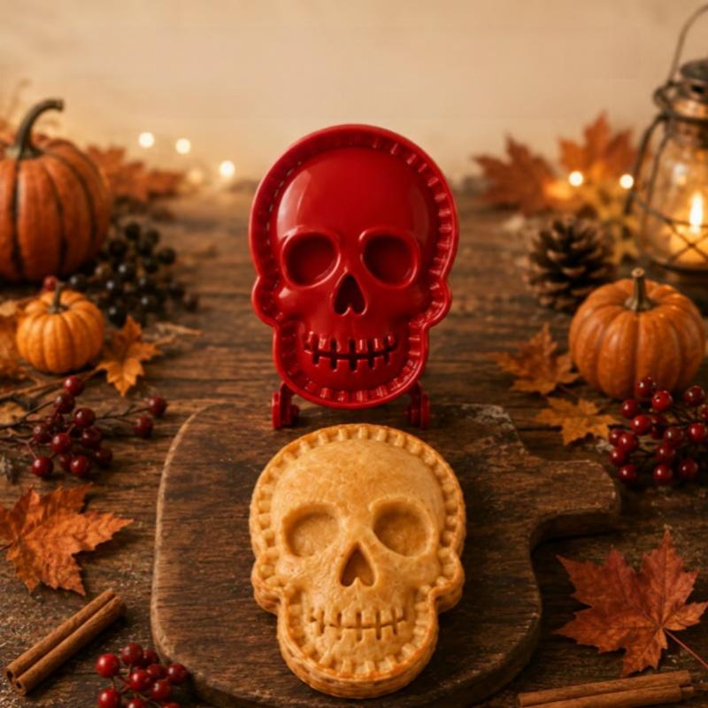 Halloween Mini Hand Pie Molds Baking Supplies 8 Shapes Food Grade Dough Press Cutter,Halloween Baking Supplies
