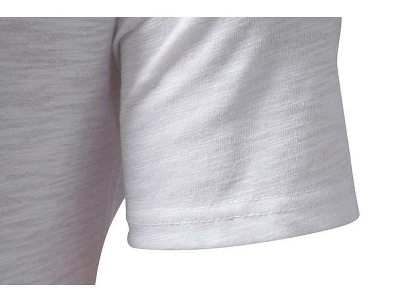 Pánské bambusové bavlněné polo tričko Henley