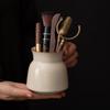 Jia Lang Ru Ware Beige Six Gentlemen Tea Set