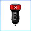 Car Charger 2 USB Ports Fast Charging Digital Display Car Accessories For Opel Astra H G Corsa Insignia Astra Antara Meriva Zafira Interior
