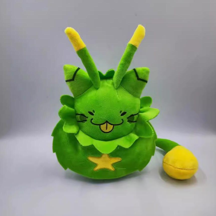 

New Regretevator Gnarpy Green Cat Plush Toy Standard Packaging