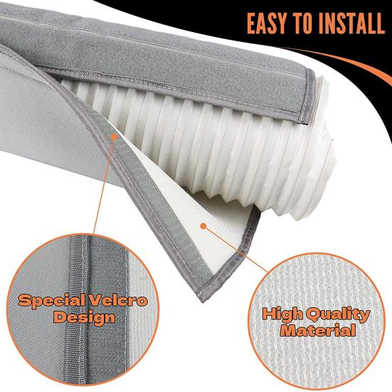 Heat Insulation Easy Removal Convenient Universal Air Conditioner Exhaust Hose Insulated Protector AC Hose Protector