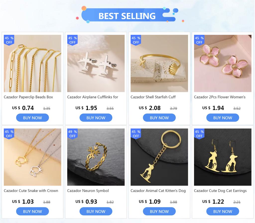 Cazador Lucky Turkish Evil Eye Paperclip Chain Bracelets for Women Stainless Steel Bracelet Gifts Vintage Jewelry 2026 Wholesale