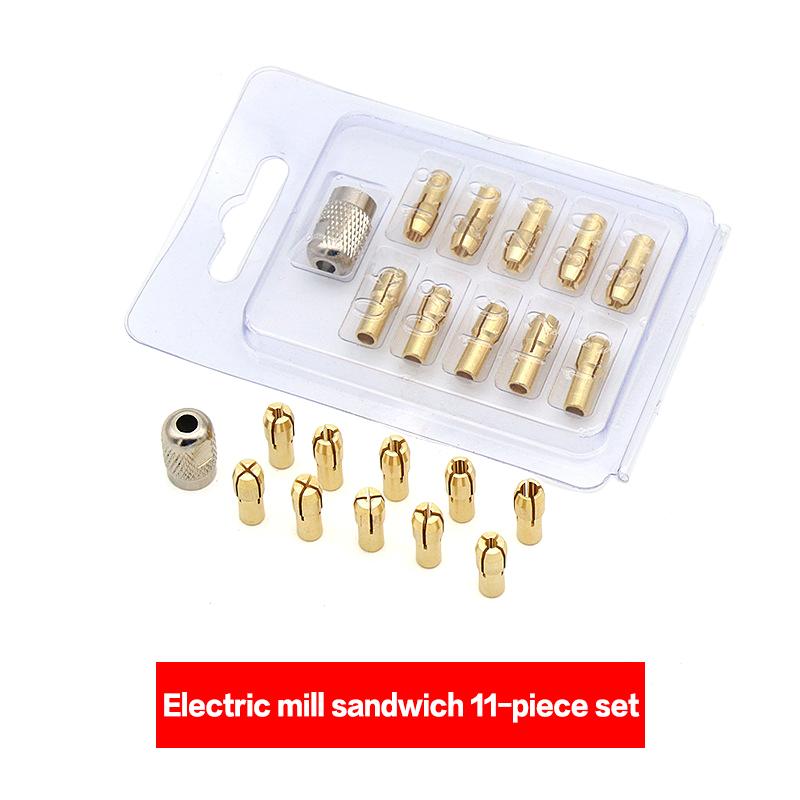 1Set Drill Chucks Adapter Mini Drill Chucks For Dremel Chuck Adapter Micro Collet Brass For Power Rotary Tool