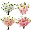 Silk Material Cherry Blossoms Silk Flowers DIY Decoration Simulated Flower  Home Table Decor