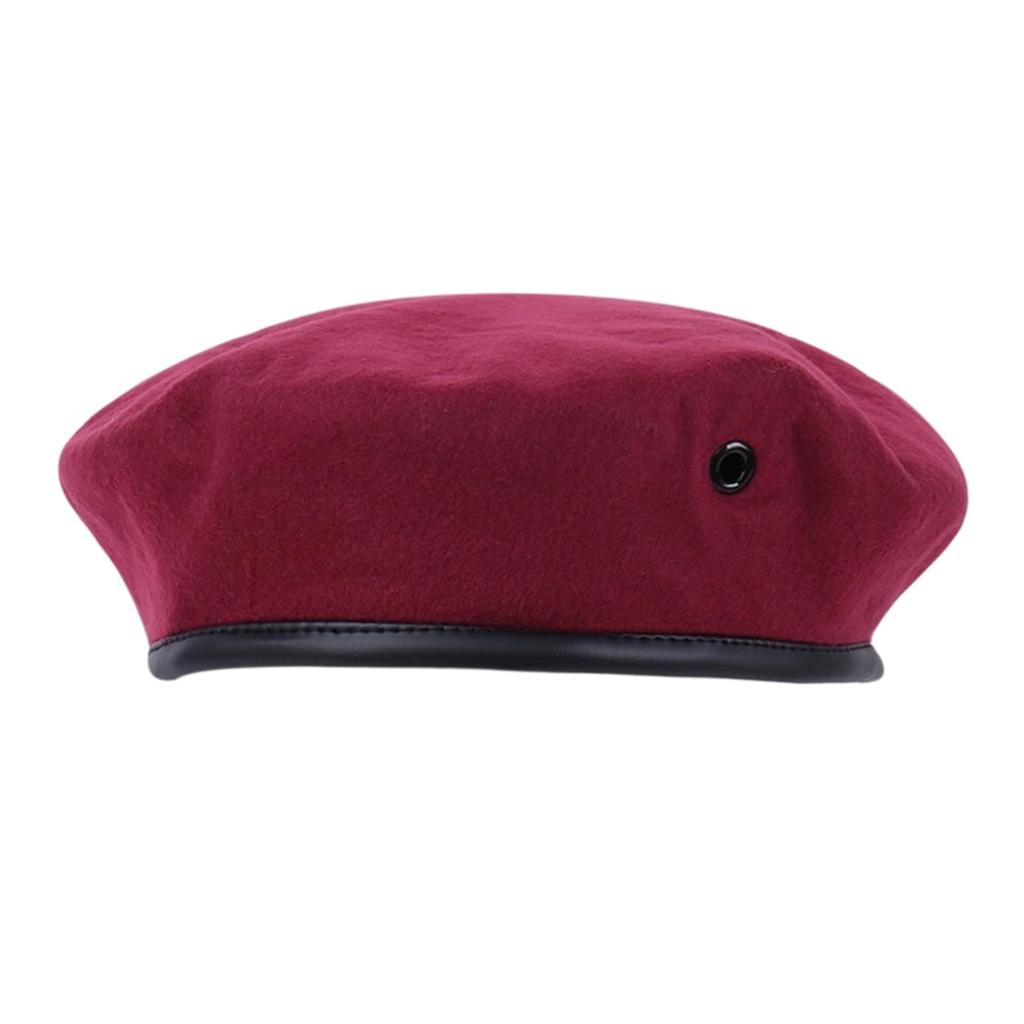 Unisex Nastavitelný Vlněný Baret, Ležérní Retro Malířský pro Podzimní a Zimní Denní Nošení