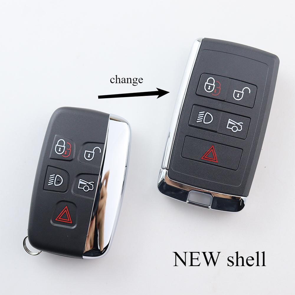 For Jaguar Land Rover Evoque Discovery 4 Evoque F-Pace F-Type XE XF XJ Freelander for Car Key Shell Key Housing Fob Case Modify