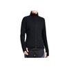 Under Armour Coldgear Reactor Insulated Stand Collar Solid Color Long Sleeve Jacket Women Jacket Black 1342803-001