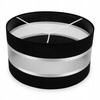 Modern Lampshade 35Cm Chrome Strip Choice Of 8 Colors