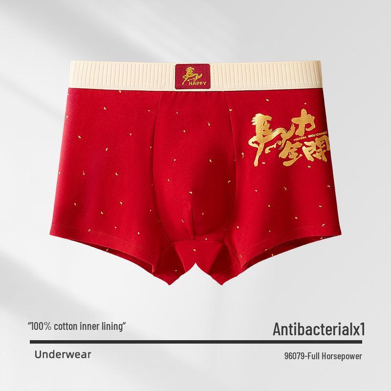 Boys' Full Cotton Underwear (Ages 15-18) - Pure Cotton Crotch for Autumn/Winter