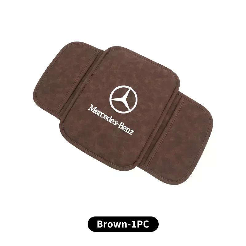 TEP3 Car Central Armrest Cushion Box Mat Nonslip Protective Cover Pad For Mercedes Benz AMG W204 W205 W203 W211 W201 W210 W108 W190