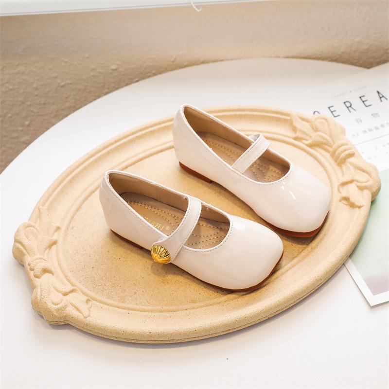 Fashion girls'  princess shoes autumn new girl single shoe soft soled girls flat shoe anti slip kids shoes versatile girl shoe