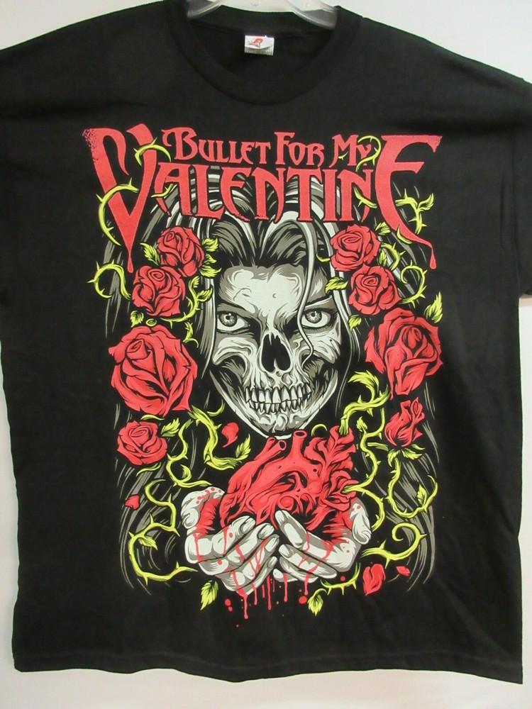 

BULLET FOR MY VALENTINE ОФИЦИАЛЬНЫЙ МЕРЧ ХАРТ БЭНД МУЗЫКА БОЛЬШАЯ Унисекс Футболка S